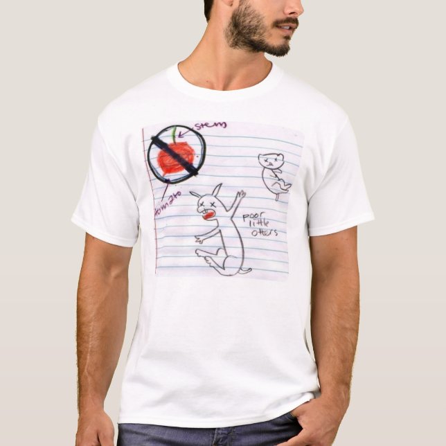 T-shirt Pauvres petites loutres ! (Devant)