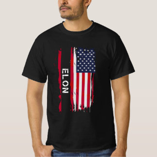 T-shirt Pavillon Elon Vintage Font USA