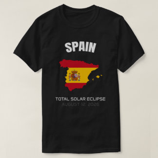 T-shirt Pavillon Espagne 2026 Éclipse Solaire Tota