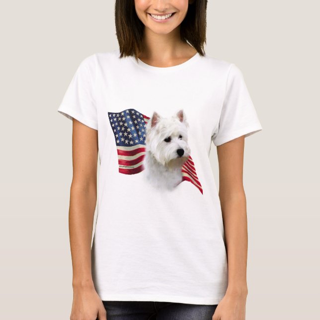 T-shirt Pavillon West Highland White Terrier (Devant)