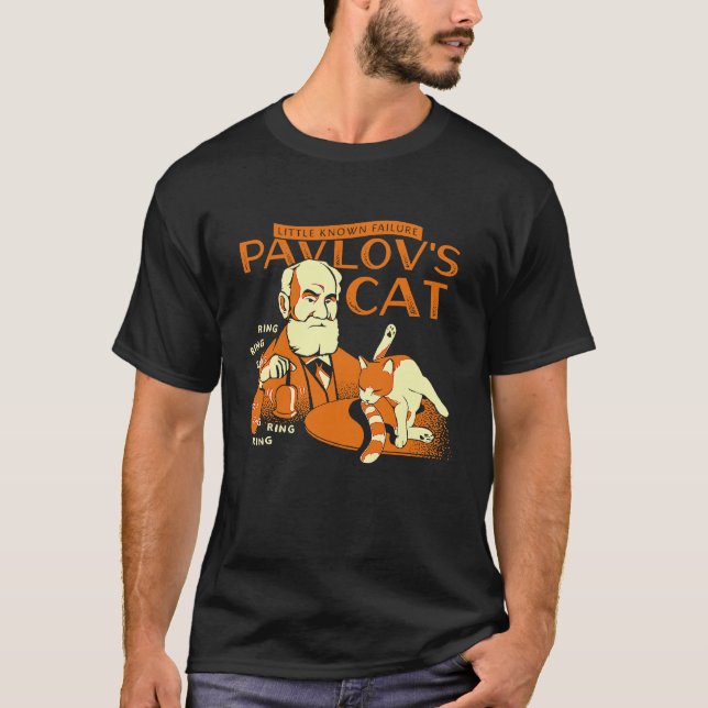 T-shirt Pavlov's Cat   Cat Mom Cat Dad Cat (Devant)