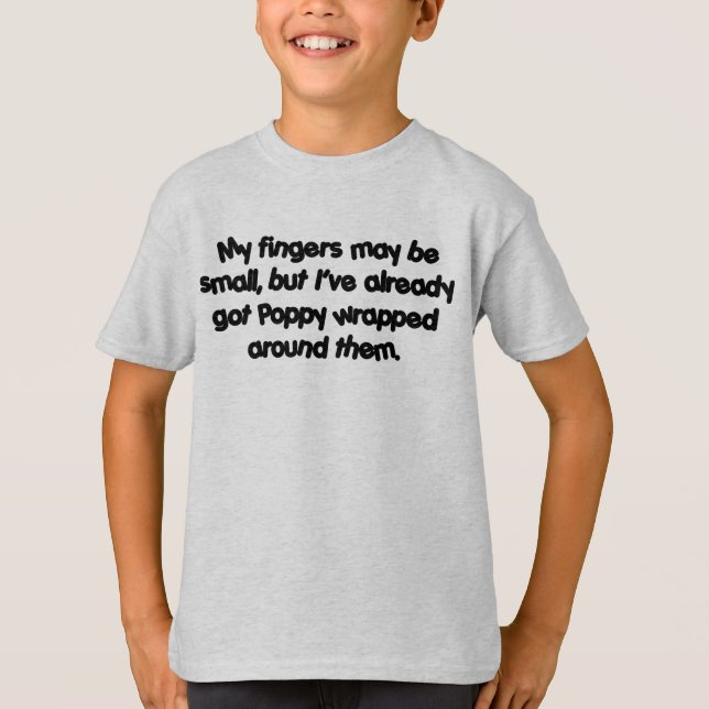 T-shirt Pavot enveloppé (Devant)