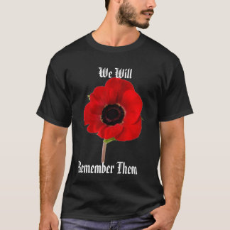 T-shirt Pavot, nous, se rappeler les