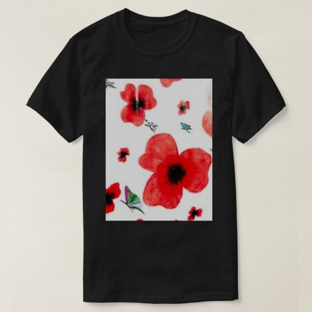 T-shirt Pavot pluvieux (Design devant)