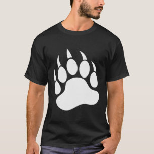 T-shirt Paw à ours imprimé sur le dos et l'avant