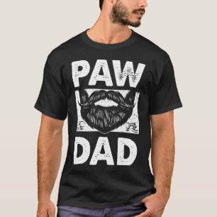 T-shirt Paw Papa Animal Daddy Animaux de compagnie Père Mo