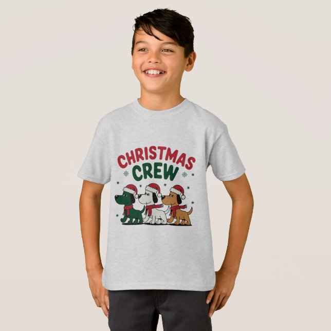 T-shirt Paw Patrol Christmas Crew Tee (Devant entier)