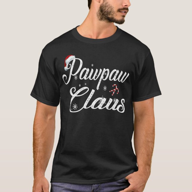 T-shirt paw paw claus correspondance famille noël (Devant)