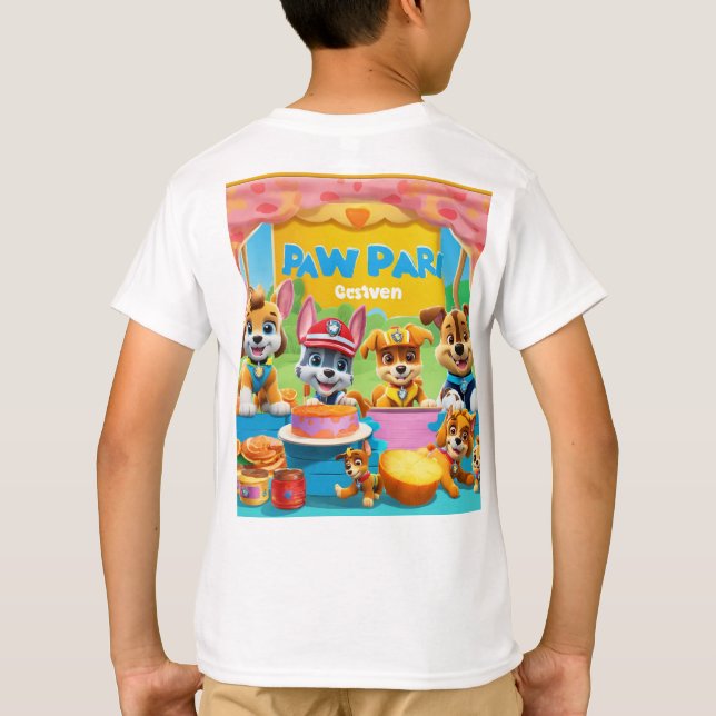 T-shirt Paw-some Marmalade Fiesta pour enfants (Dos)