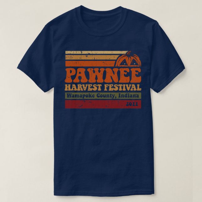 T-shirt Pawnee Harvest Festival (Design devant)