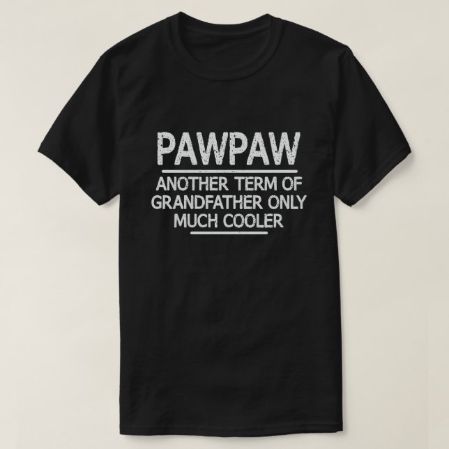 T-shirt Pawpaw Définition Drôle Signification Cool Grand-P (Design devant)