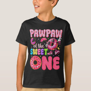 T-shirt Pawpaw du doux premier anniversaire Donut Annivers