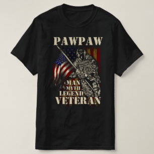 T-shirt pawpaw homme mythe légende vétéran