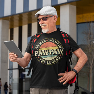 T-shirt PawPaw L'Homme Le Mythe La Légende Cadeau Grand-pè