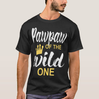 T-shirt Pawpaw of the wild one fille appariement famille