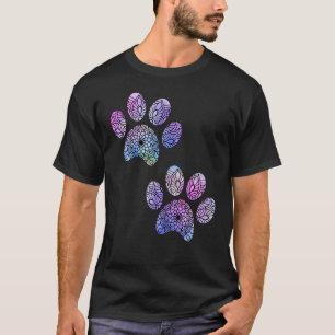 T-shirt Paws Mandala Design 3 - Amusants