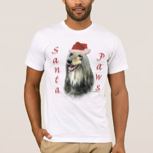 T-shirt Paws Père Noël afghans