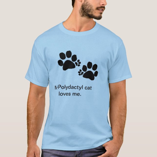 T-shirt - Paws polydactyles (Devant)