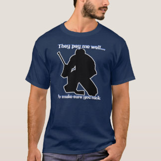 T-shirt payé bon de gardien de but