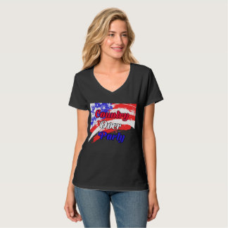 T-shirt Pays au-dessus de partie