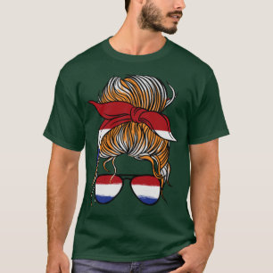 T-shirt Pays-Bas Girl Nederland Holland 2022 football W