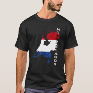 T-shirt Pays-Bas Hollande Fierté néerlandaise Drapeau des