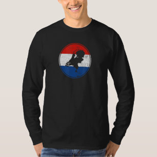 T-shirt Pays-Bas Map Vintage néerlandais
