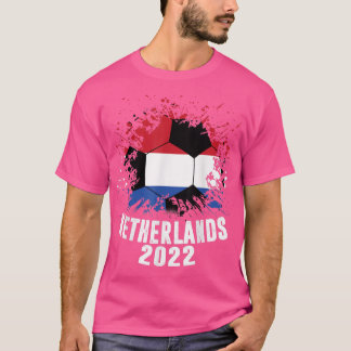 T-shirt Pays-Bas Soccer 2022 Holland Flag Soccer