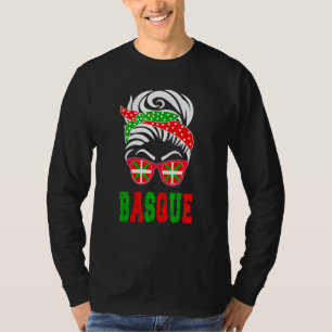 T-shirt Pays basque Drapeau Fille basque