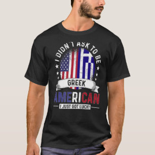 T-shirt Pays d'Amérique grecque drapeaux Fierté Pays Grèce