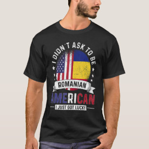 T-shirt Pays d'Amérique roumaine Drapeaux Fierté Roumanie