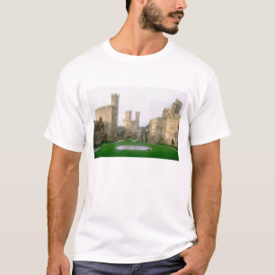 T-shirt Pays de Galles, château de Caernarfon, un des 2 d'