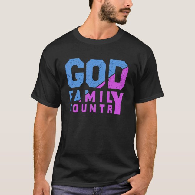 T-SHIRT PAYS DE LA FAMILLE DE DIEU 1 (Devant)