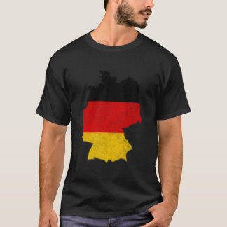 T-shirt Pays Gery avec drapeau Ger en détresse