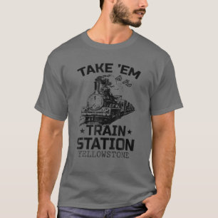 T-shirt Pays Occidental Yellowstone Emmène Em Dans Le Tra