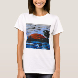 T-shirt Paysage au coucher du soleil