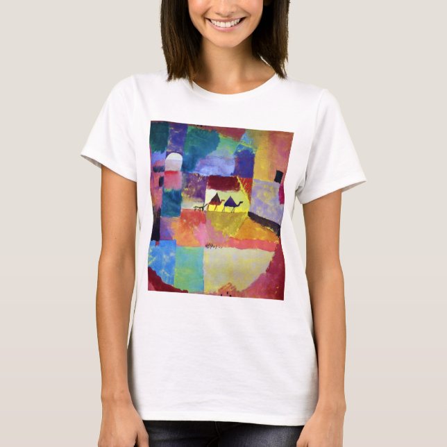 T-shirt Paysage avec chameaux, Paul Klee (Devant)