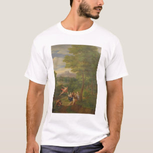 T-shirt Paysage classique avec Mercury surveillant le Bi