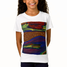 T-shirt paysage coloré