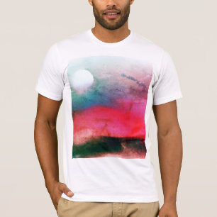 T-shirt Paysage cool Grungy Aurora