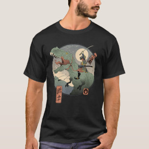 T-shirt Paysage culturel japonais Samurai Vintage