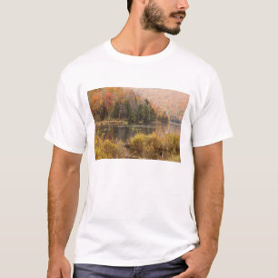 T-shirt Paysage d'automne avec lac, Vermont, États-Unis 3