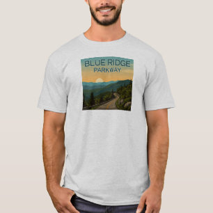 T-shirt Paysage de Blue Ridge Parkway