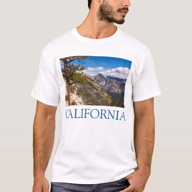 T-shirt Paysage de Half Dome, Californie (Devant)