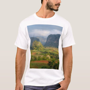 T-shirt Paysage de la vallée panoramique, Cuba