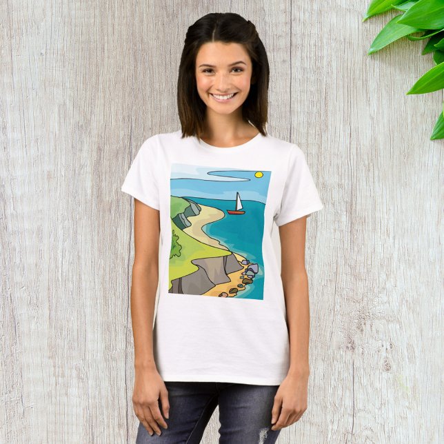 T-shirt Paysage de la voile (Créateur téléchargé)