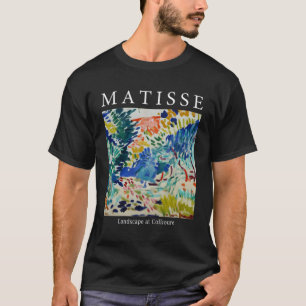 T-shirt Paysage De L'Amoureux De L'Art Henry Matisse À Col