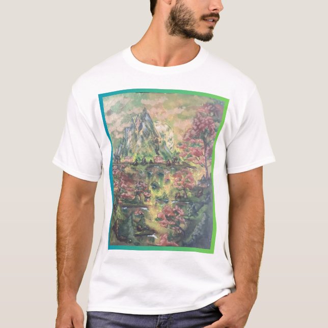 T-shirt paysage de printemps (Devant)