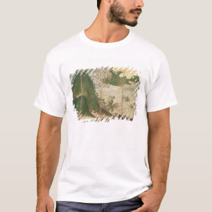 T-shirt Paysage de ressort avec Sun