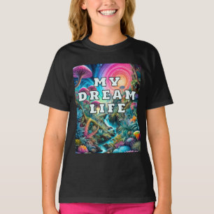 T-shirt Paysage de rêves psychédéliques enchantés